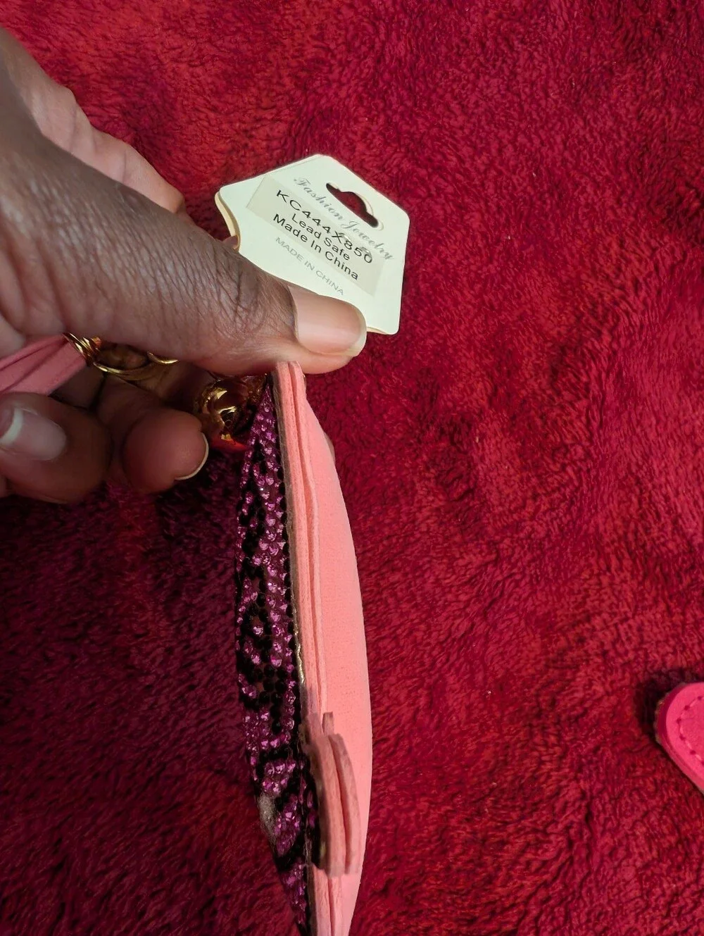 Pink Western Cowboy Hat & Boot Keychain/Bagcharm Set| NWT